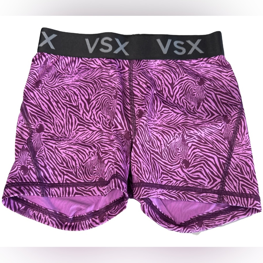 Victoria's Secret VSX Hot Short - Pink/Purple Zebra print - XS